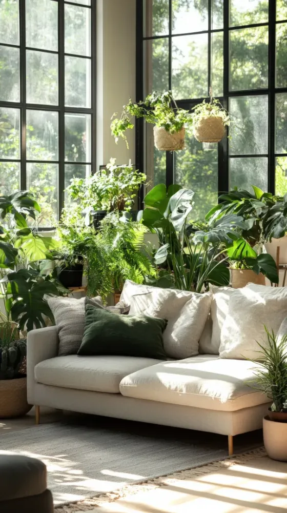 Salon de plantes
